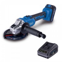 Akumuliatorinis kampinis šlifuoklis Scheppach C-AG125-X Set L